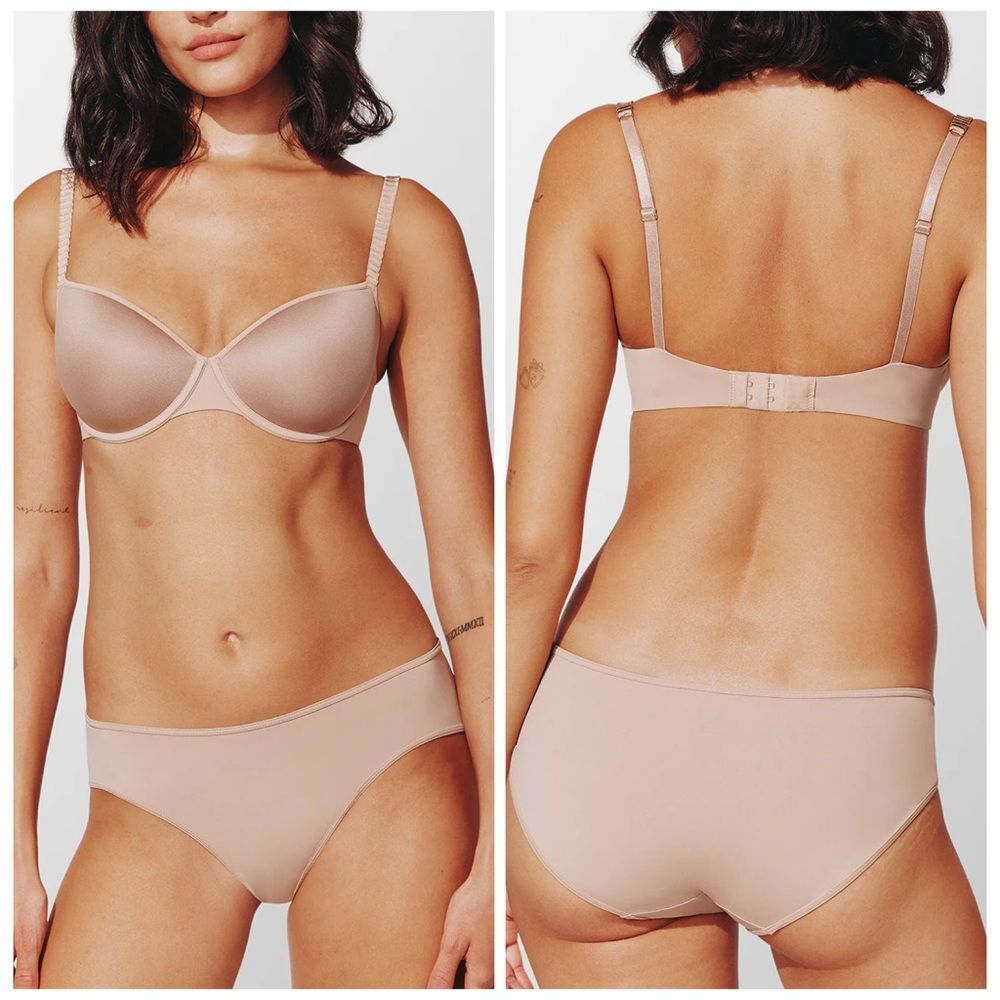 ThirdLove 24/7 Classic T-Shirt Bra in Taupe | 36D
